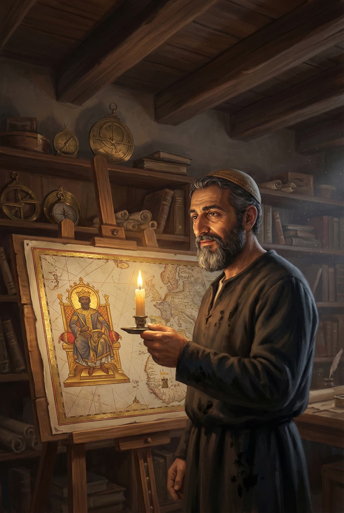 Abraham Cresques portrait